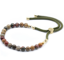 Load image into Gallery viewer, &#39;Earth&#39; Gemstone String Bracelet - Picasso Jasper