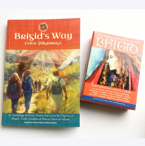 Brigid's Way Book and Brigid Oracle Deck Bundle