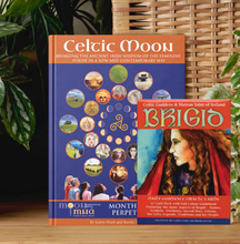 Load image into Gallery viewer, Celtic Moon Guidebook and Perpetual Diary and Brigid Cards Bundle
