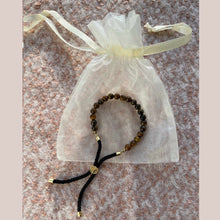 Load image into Gallery viewer, 'Earth' Gemstone String Bracelet - Tiger Eye
