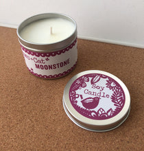 Load image into Gallery viewer, Moonstone Candle Tin