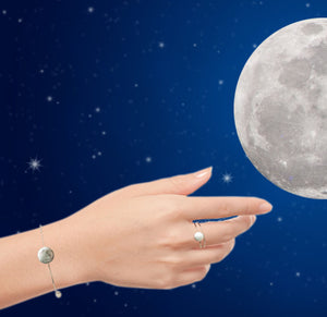 'Ode to the Moon' Bracelet and Ring Set