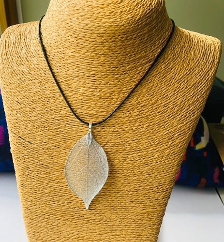 Silver/Gold Leaf Pendant